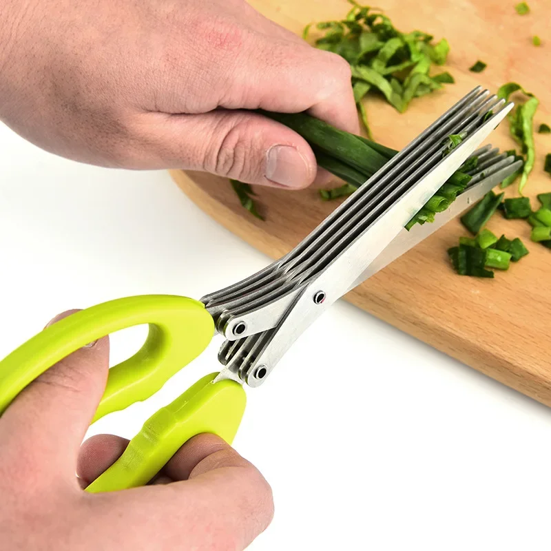 Kitchen Gadgets List - Многослойные кухонные ножницы из нержавеющей стали,