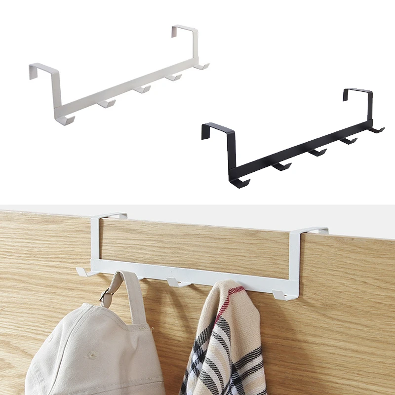 Kitchen Gadgets Storage Ideas - Крючки на дверь, 5 крючков, подвесная