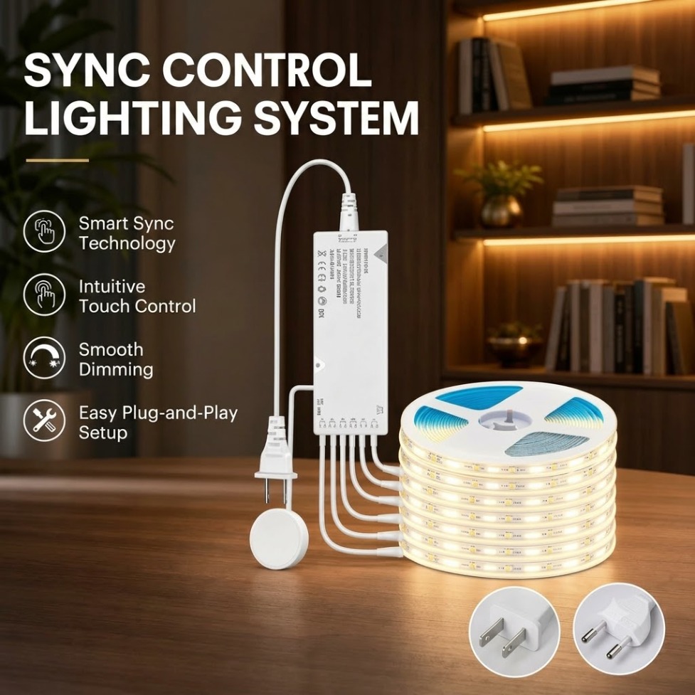 Kitchen Gadgets Cabinet - Светодиодная лента COB с сенсорным управлением