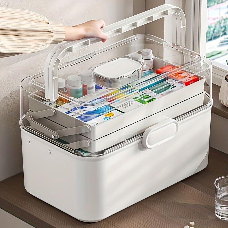 Kitchen Gadgets Cabinet - Большая прозрачная коробка для хранения лекарств/диспенсер