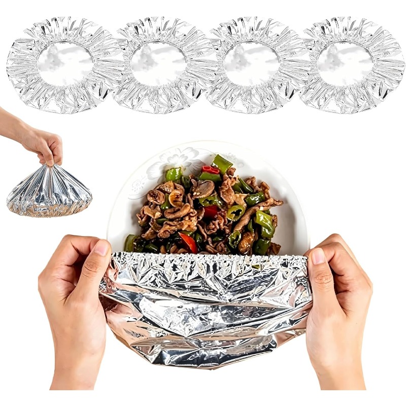 Kitchen Gadgets List - 10-50 шт. многоразовых крышек из алюминиевой