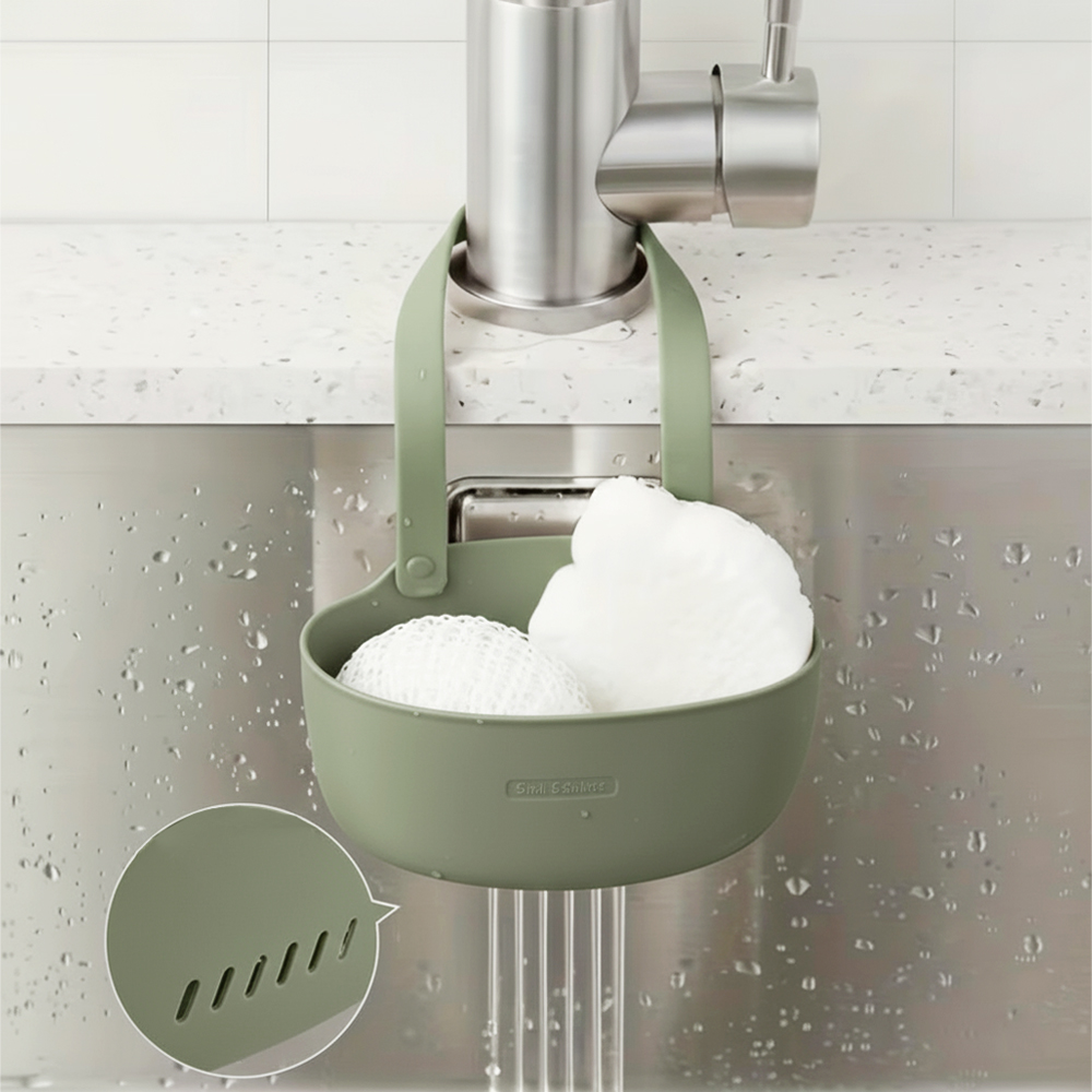 Kitchen Gadgets Storage Ideas - Подвесной держатель для мыльной губки, двойная