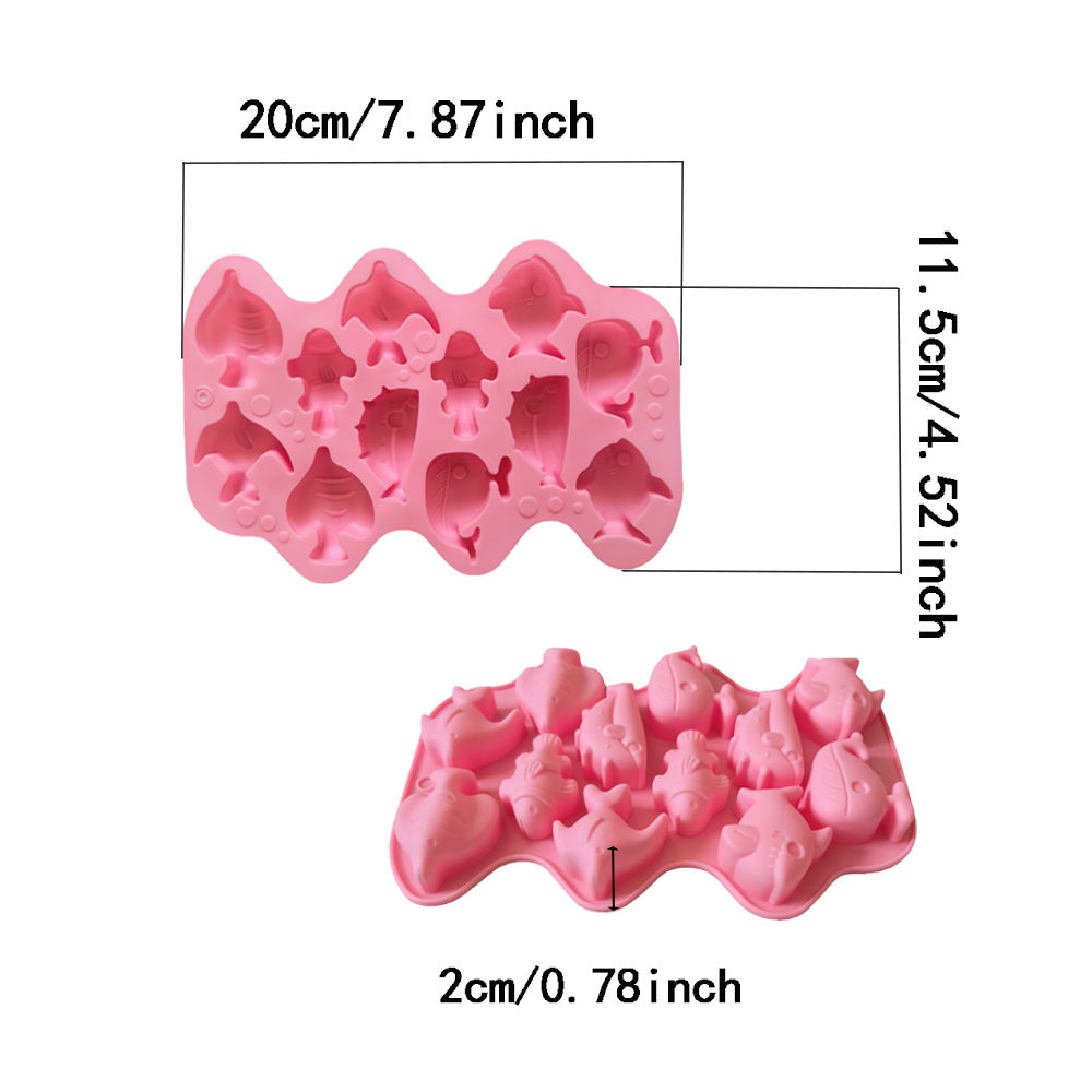 1 шт., 6 моделей с 12 полостям – обзор и цена Silicone Mold Baking