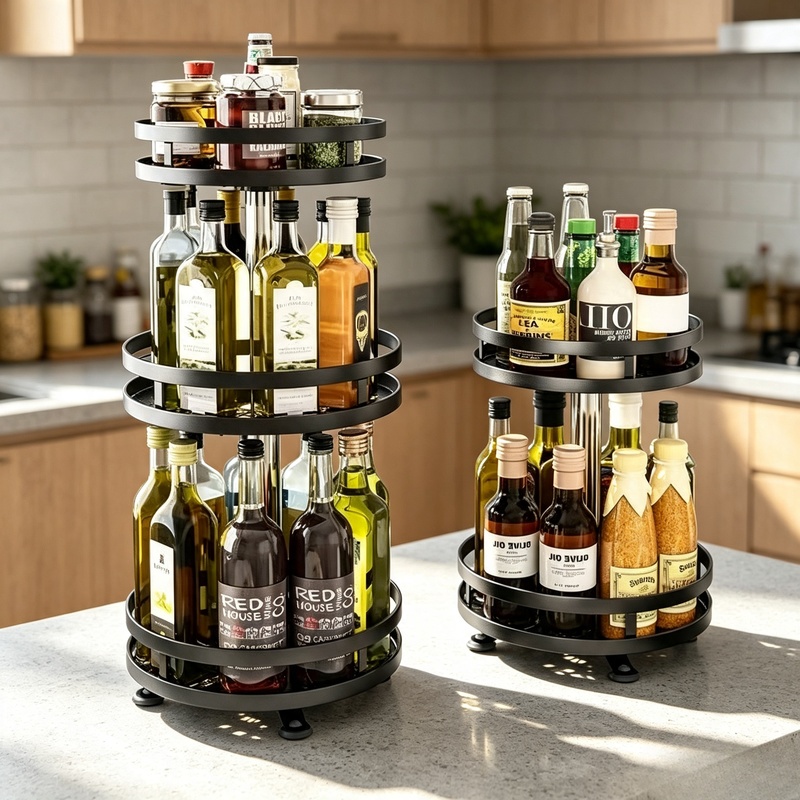 360 °   Вращающаяся подставка  – обзор и цена Kitchen Gadgets Storage Ideas